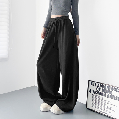 蜜略大码秋冬胖mm阔腿裤梨形身材