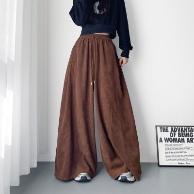 蜜略大码显瘦胖mm阔腿裤梨形身材