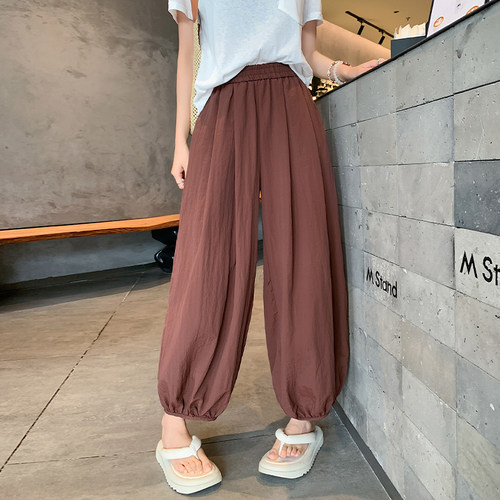 蜜略大码宽松显瘦哈伦裤领券下单