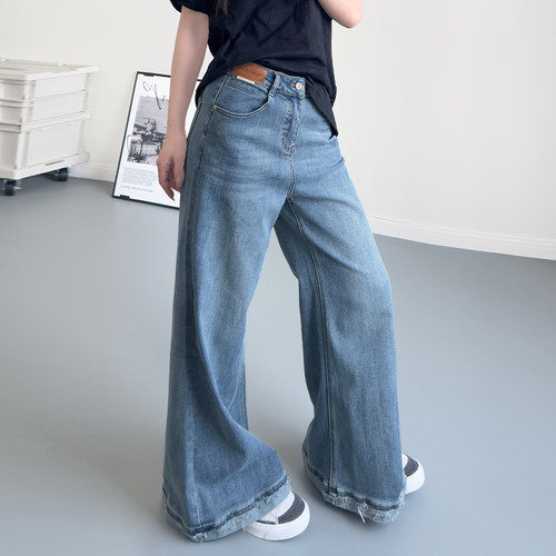 蜜略大码牛仔裤女春季新款