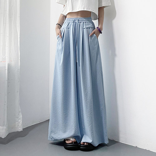 蜜略大码显瘦胖mm阔腿裤梨形身材