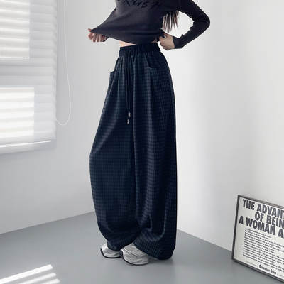 蜜略大码显瘦胖mm阔腿裤梨形身材