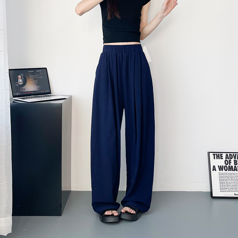 薄款冰丝大码胖mm休闲裤女夏季高腰遮胯松紧山本裤显瘦宽松阔腿裤,女装/女士精品,大码裤装,淘宝优惠券,粉丝福利购,淘宝优惠卷