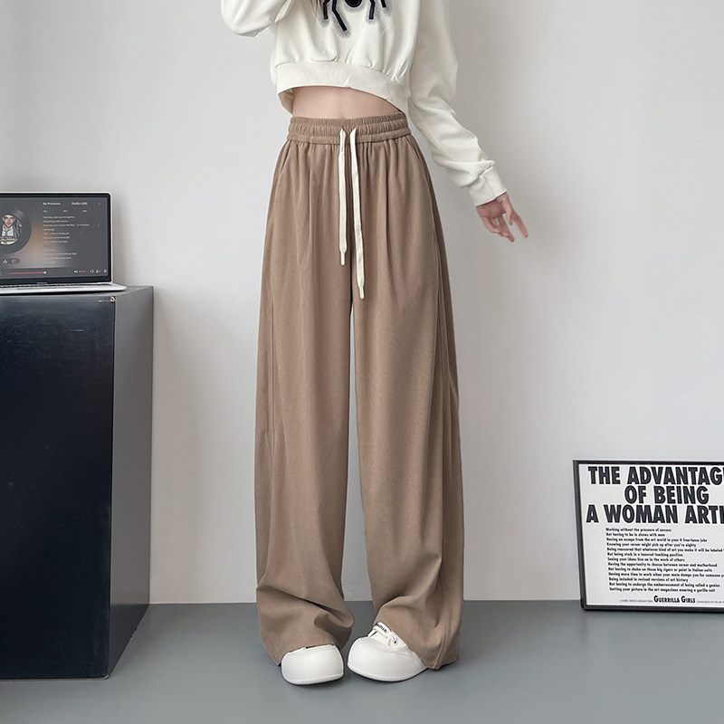 大码阔腿裤女冬季胖mm宽松显瘦灯芯绒休闲裤加绒加厚卡其色拖地裤,女装/女士精品,大码裤装,淘宝优惠券,粉丝福利购,淘宝优惠卷