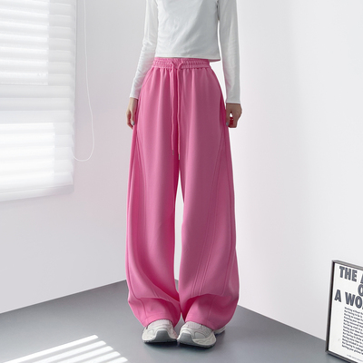 蜜略大码显瘦胖mm阔腿裤梨形身材