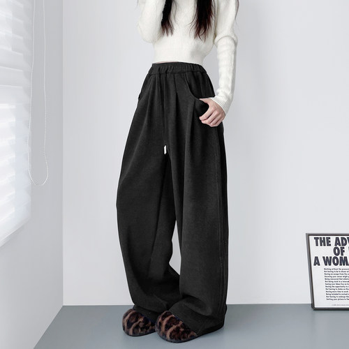 蜜略大码胖mm冬季休闲裤梨形身材