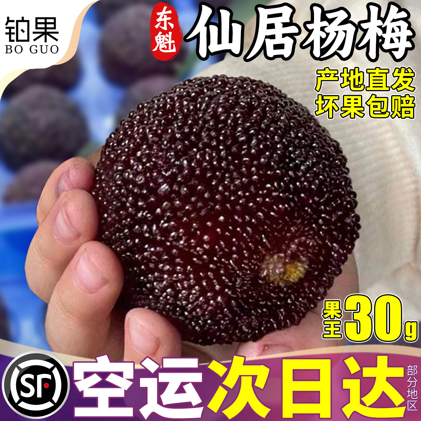 空运次日达丨东魁大杨梅拒绝泡药