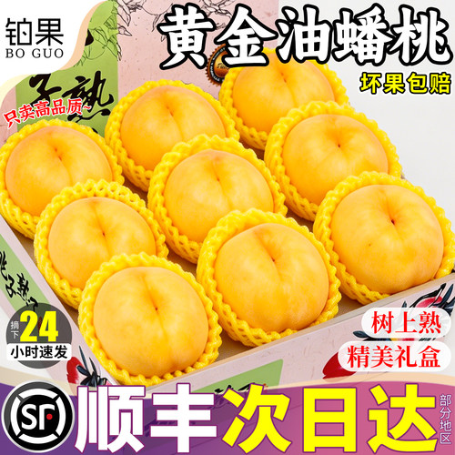 顺丰次日达丨5斤黄金油蟠桃礼盒