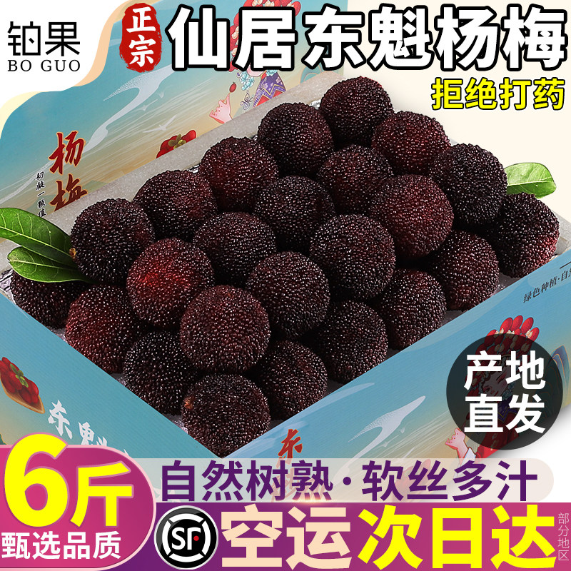 顺丰6斤仙居东魁大杨梅新鲜水果现摘100颗当季现摘整箱孕妇包邮甜