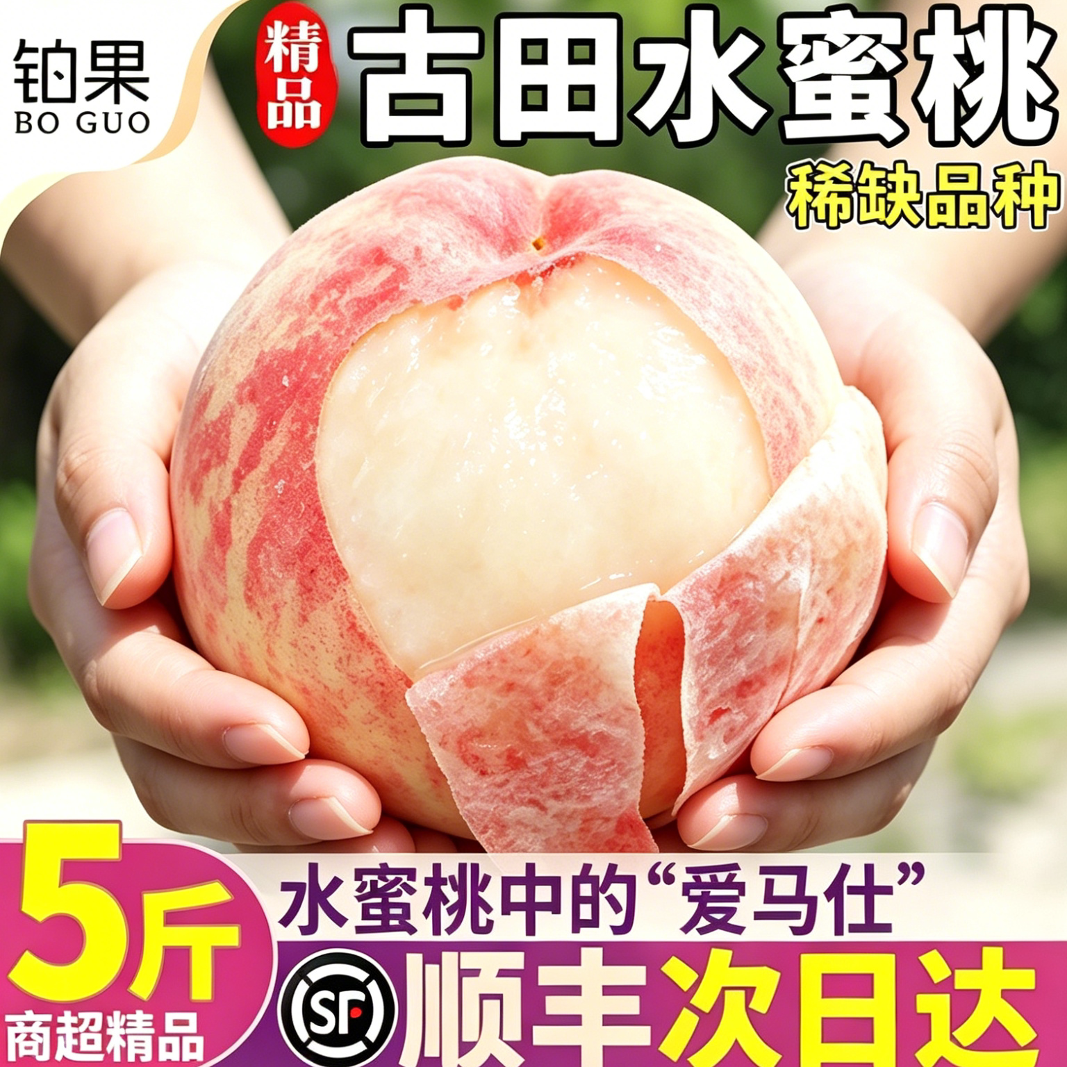 顺丰次日达丨古田白凤水蜜桃