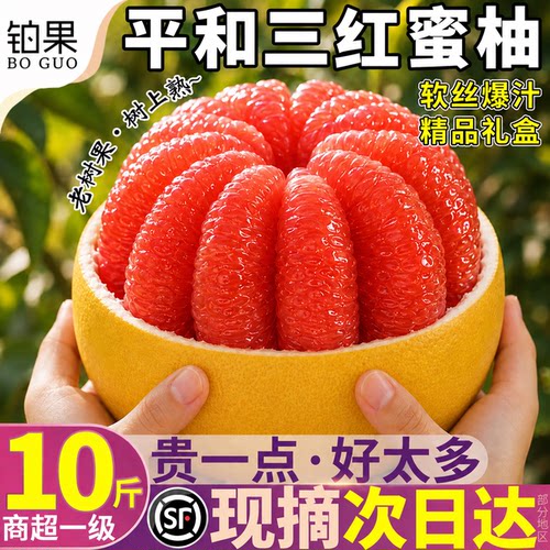 顺丰次日达！平和三红柚中秋礼盒