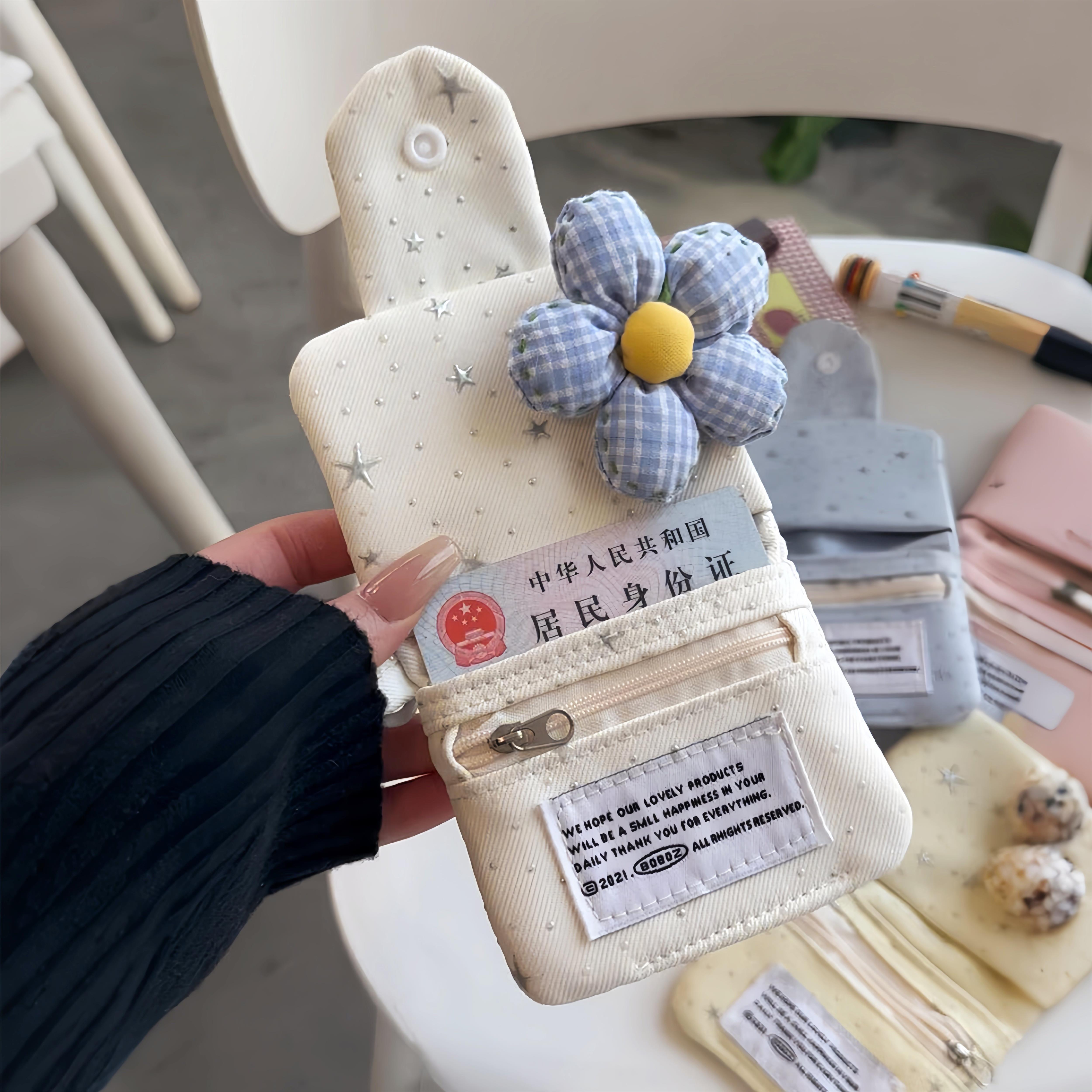 亮片星星卡包证件收纳包钱包韩版简约多卡位大容量创意可携式零钱