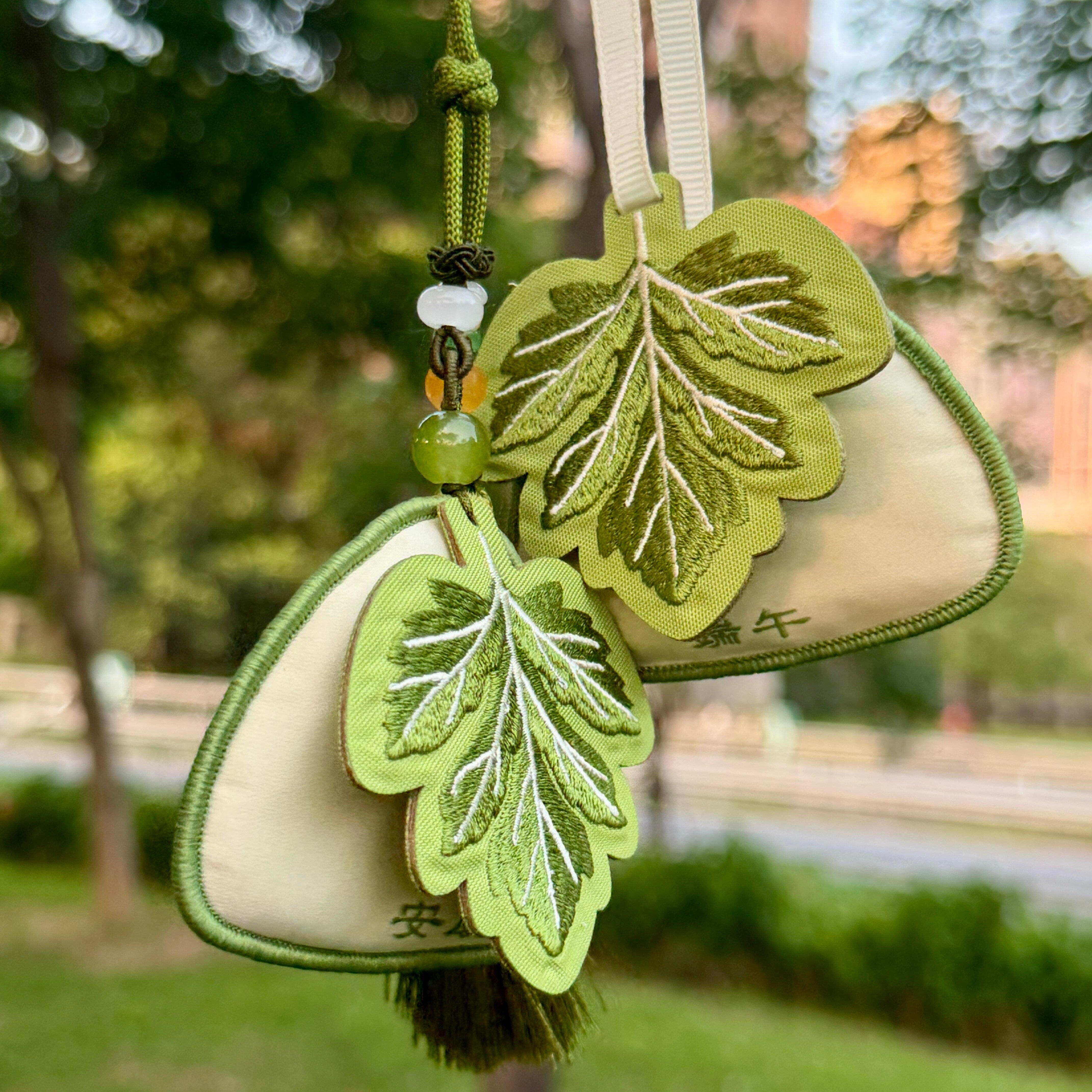 端午节艾草刺绣香包天然香料文创挂件随身香囊企业员工员工伴手礼