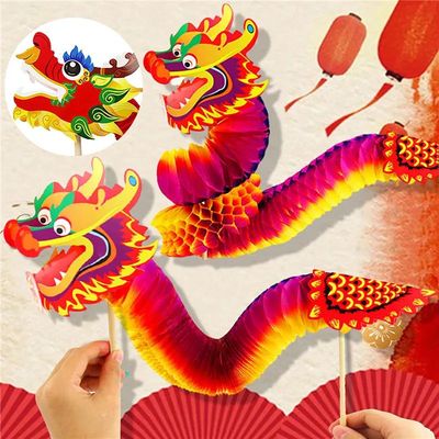 Diy Paper Dragon Chinese New Year 2024 Decoration Wedding Da