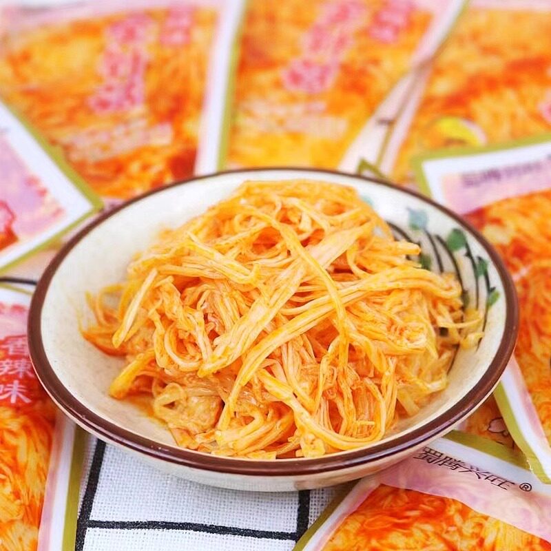 蜀腾兴旺金针菇香辣味散装250g小包装红油下饭菜咸菜休闲小零食