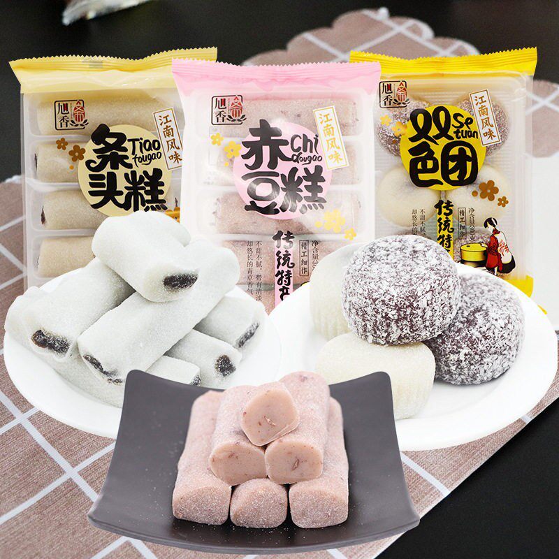 新货上海三香食品特产条头糕旭香斋血糯/桂花/ 赤豆600g即食