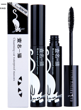 查名一猫旋翘立体睫毛膏防水自然纤长卷翘浓密持久不晕染显眼大