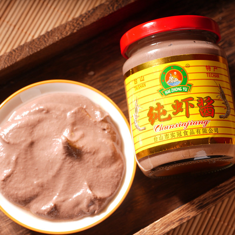 山姆冠名广东虾酱家用海鲜原味鲜虾酱海岛下饭酱手工纯凉拌菜 调