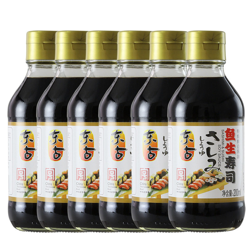 山姆冠名东古鱼生寿司酱油200ml凉拌点蘸手卷芥辣西餐日式三文鱼