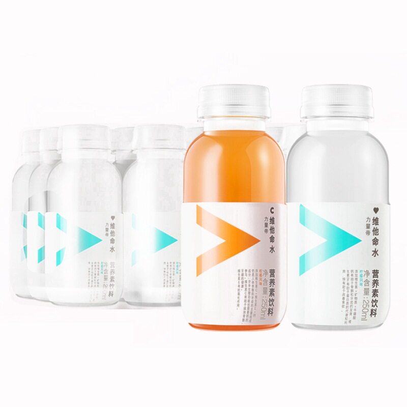 山姆冠名农夫山泉力量帝维他命水250ml*12瓶迷你袋装柠檬柑橘风味
