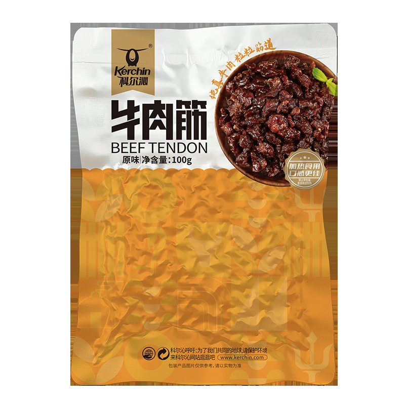 山姆冠名科尔沁内蒙特产肉干肉脯 休闲零食 零食小吃牛肉筋原味辣