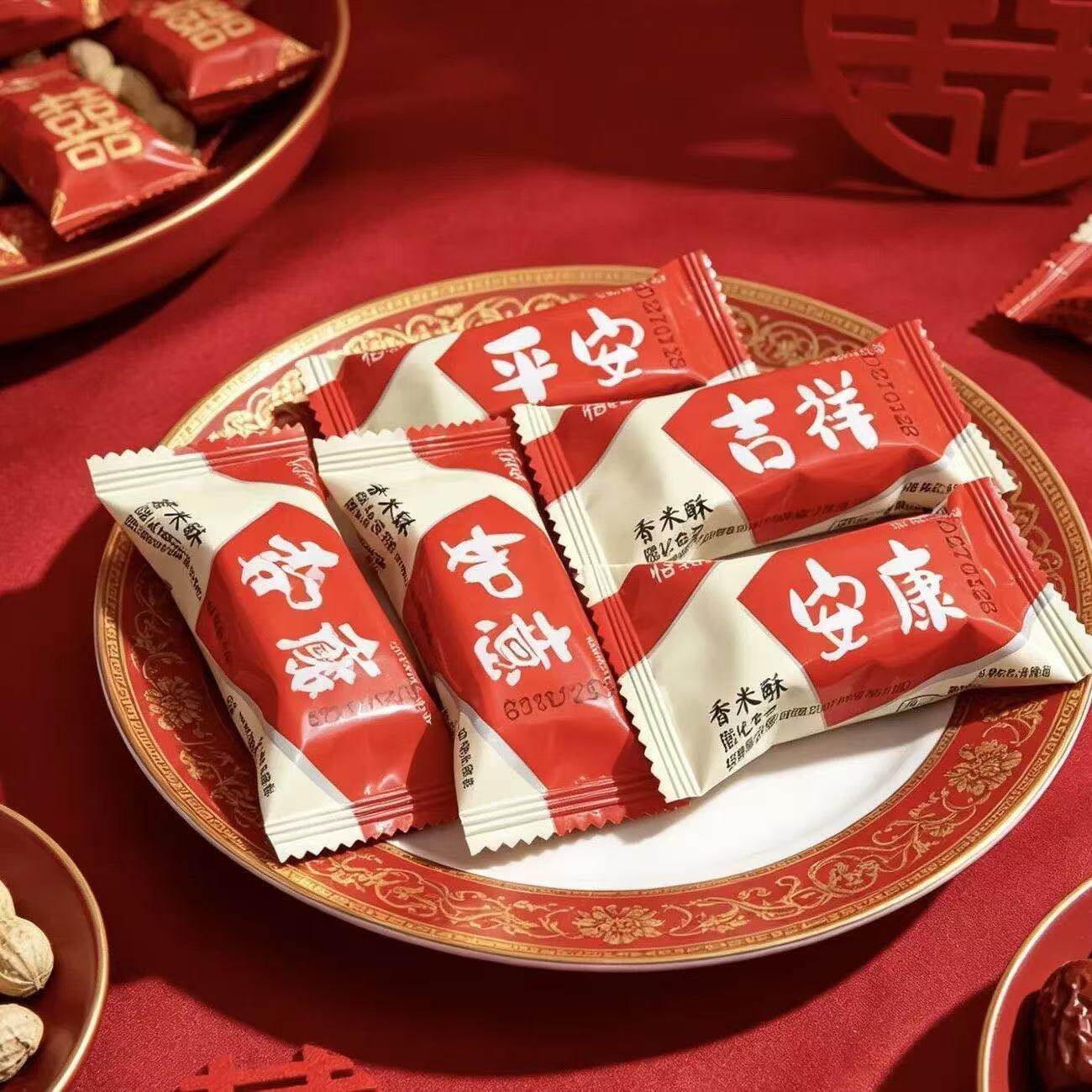 山姆冠名好运如意香米酥小米酥膨化传统小零食独立包装食品【T530