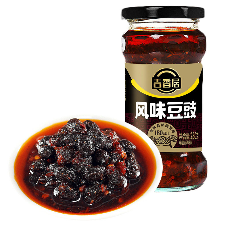 山姆冠名吉香居风味豆豉280g炒菜调味料拌饭菜下饭酱拌面酱