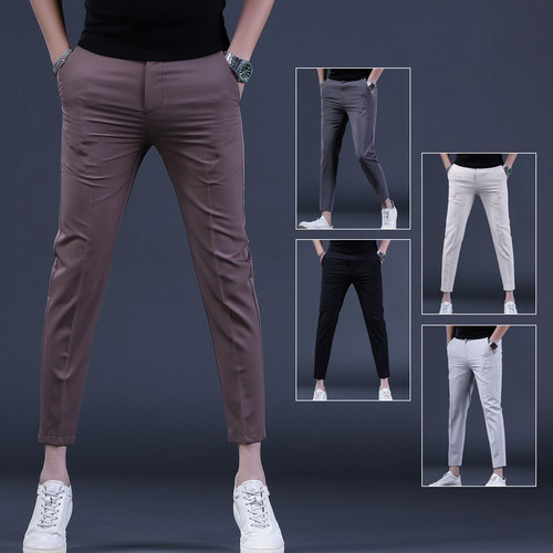 mensniuzai旗舰店9分裤西裤