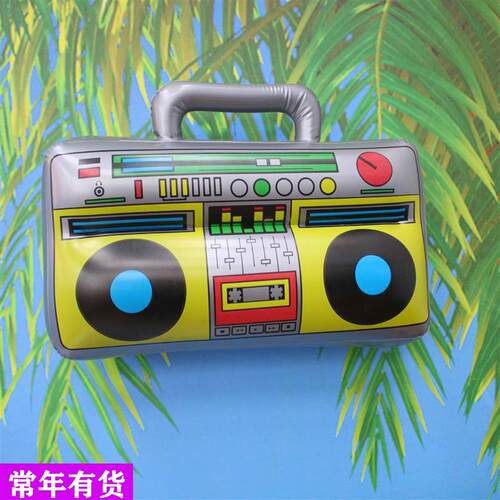 亚马逊充气收音机 充气乐器 PARTY用品 充气装饰品