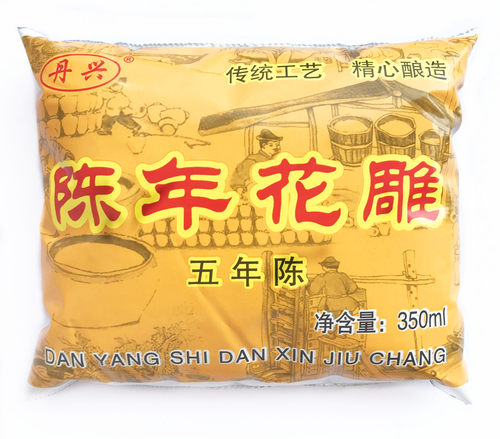花雕料酒五年陈酿袋装8包*350ml