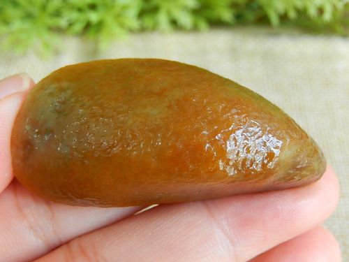 缅甸A货翡翠大马坎黄翡边角料