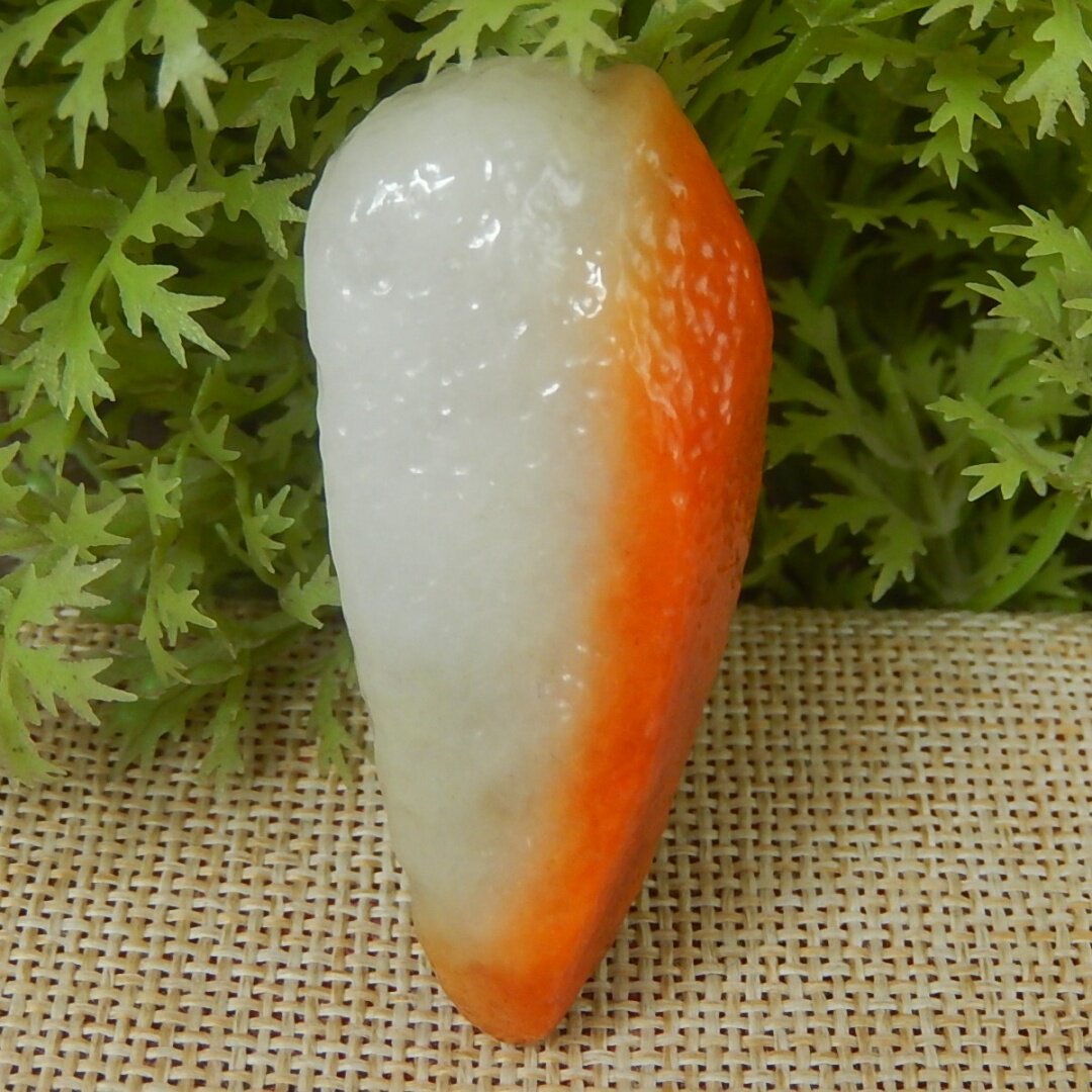 缅甸A货翡翠原石明料玉石毛料大马坎红翡俏色料子边角料挂件K9727