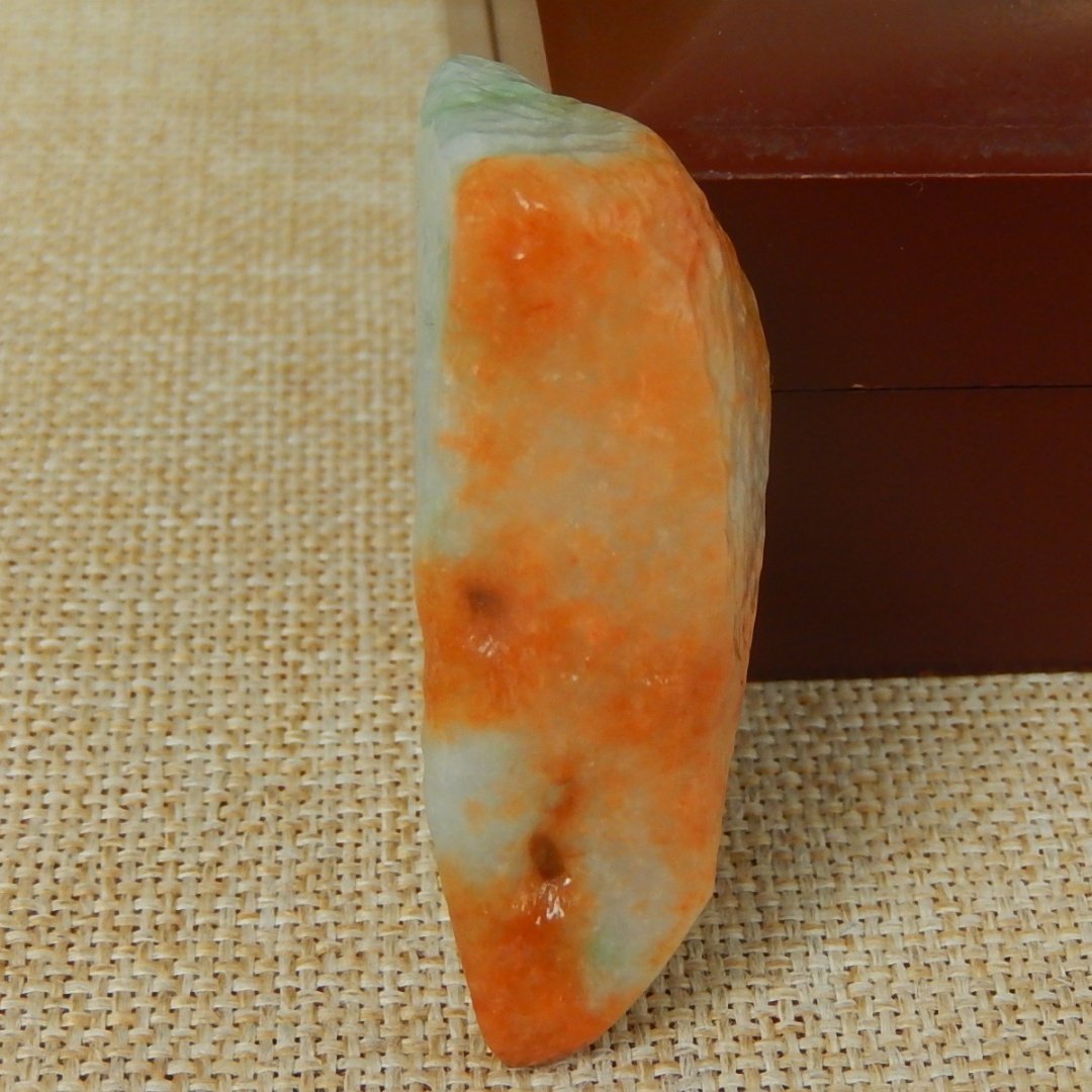 缅甸A货翡翠大马坎红翡边角料