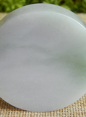 缅甸天然A货翡翠原石明料玉石毛料冰糯种紫罗兰手镯芯牌子 F10009