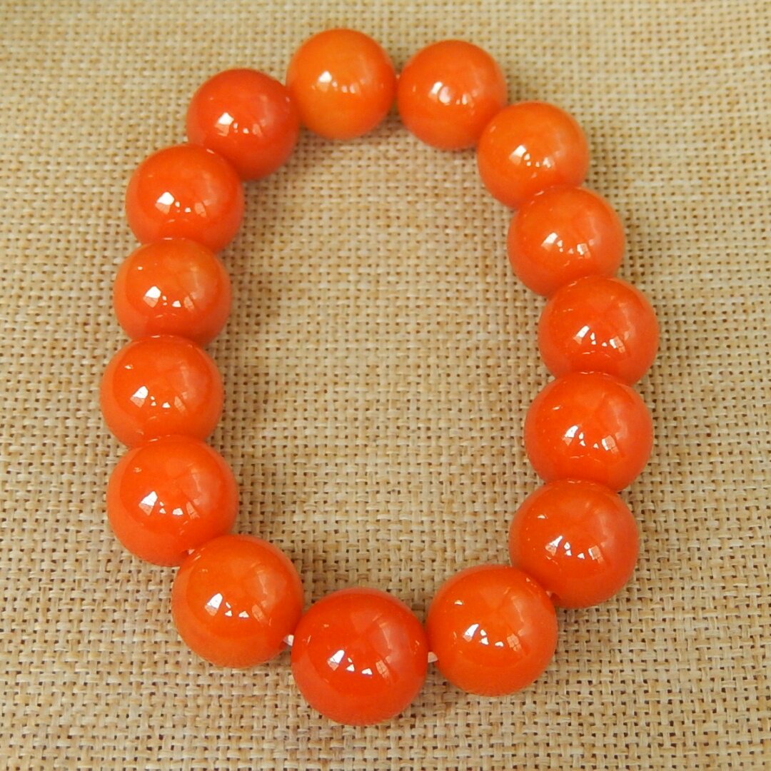 缅甸A货翡翠原石半明料玉石毛料大马坎满色红翡珠子手串手链 V987