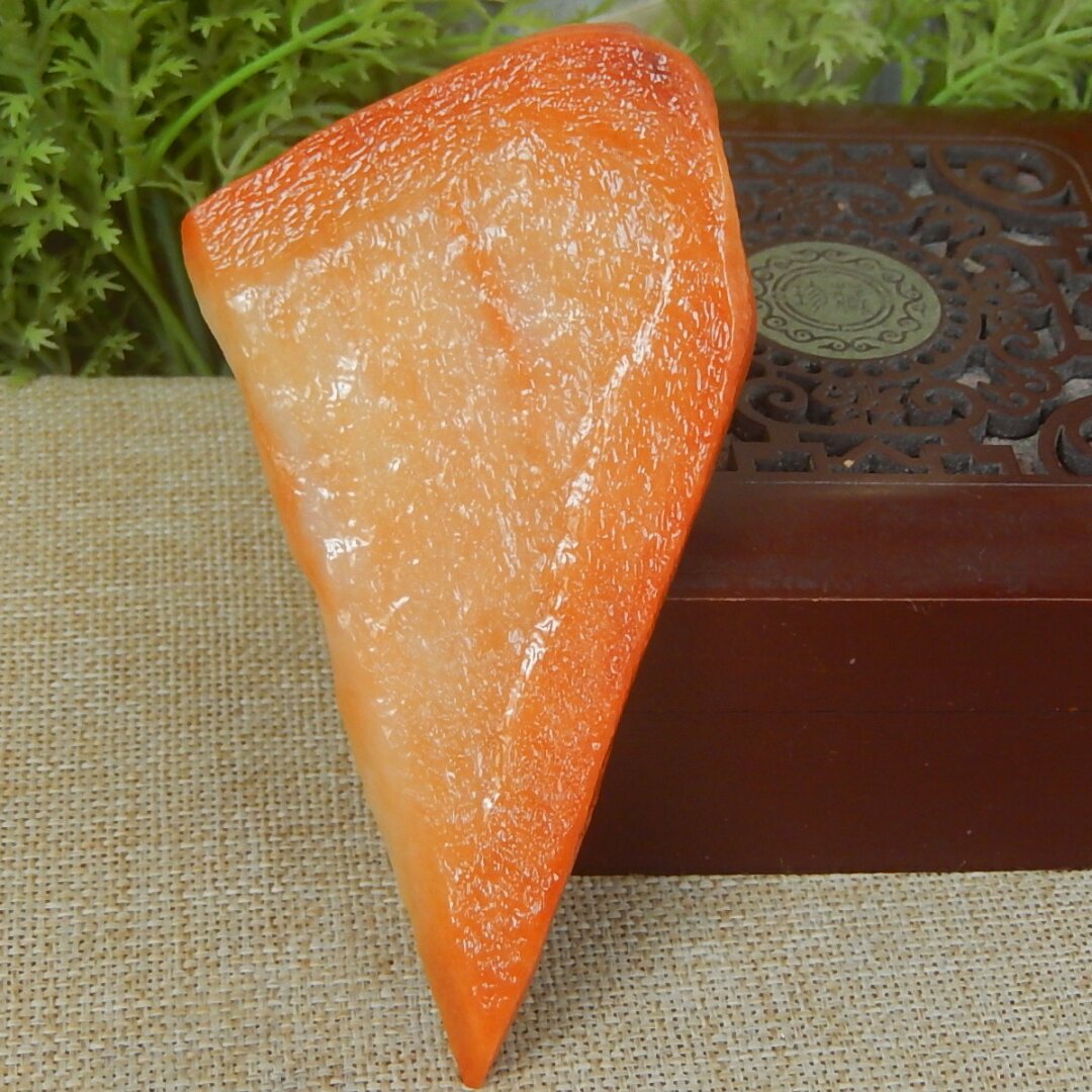 缅甸A货翡翠原石明料玉石毛料老坑大马坎红翡料子边角料挂件V2746