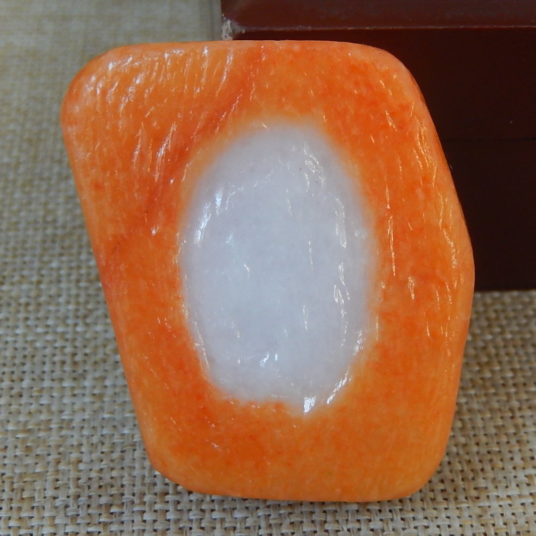 缅甸A货翡翠原石明料玉石毛料大马坎红翡俏色料子边角料挂件K9355