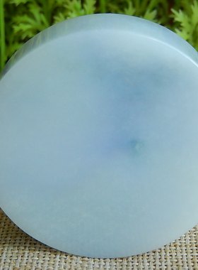 缅甸天然A货翡翠原石明料玉石毛料冰糯种紫罗兰手镯芯边角料F8385