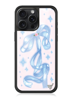 欧美f绸带花环闪耀少女苹果16Pro适用iPhone15/14/13ProMax/12Plus手机壳可爱欧美时尚WF情侣防摔保护套17