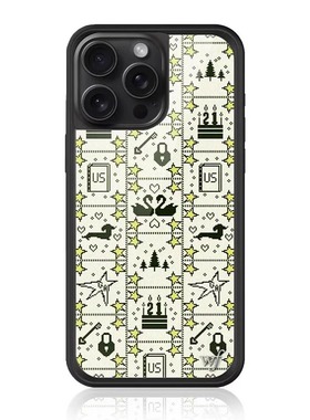 欧美f联名Gracie Abrams蓝色爱心格子适用iPhone15/14/13/12ProMax苹果16Pro手机壳WF12创意时尚防摔保护套17