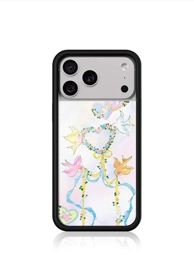 WF手机壳鸽子日记适用于iPhone15/14/13ProMax苹果16Pro壳欧美时尚性感纹路12个性艺术创意防摔保护17
