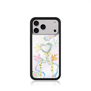 WF手机壳鸽子日记适用于iPhone15/14/13ProMax苹果16Pro壳欧美时尚性感纹路12个性艺术创意防摔保护17