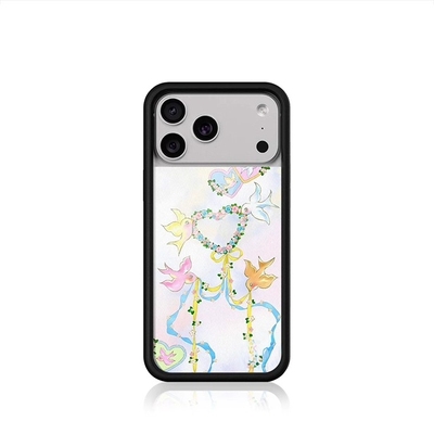 WF手机壳鸽子日记适用于iPhone15/14/13ProMax苹果16Pro壳欧美时尚性感纹路12个性艺术创意防摔保护17