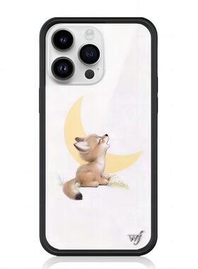 wf手机壳联名月亮小狐狸小臭鼬适用于iPhone16promax苹果15/14/13/12/plus手机壳可爱动物防摔欧美保护套17