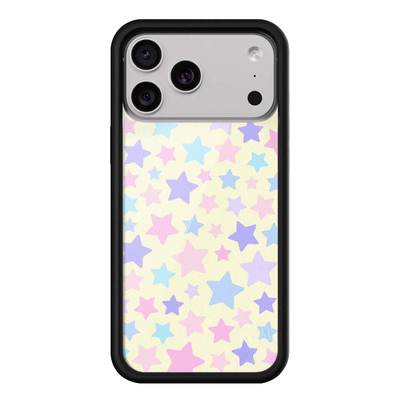 欧美f联名甜蜜彩色星星适用iPhone15/14/13ProMax苹果16Pro手机壳欧美时尚性感WF12个性艺术创意防摔保护套17