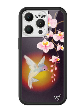 wf手机壳Hummingbird蜂鸟适用苹果16Pro手机壳iPhone15/14/13/12/Pro/Max/Plus防摔小狗派对欧美时尚wf硬壳17