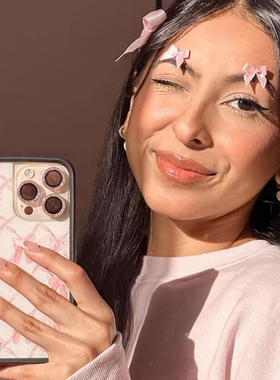 欧美f野花手机壳wf手机壳芭蕾舞鞋可爱猫咪Kitten Around适用iPhone16ProMax苹果16手机壳17保护套15/14/13