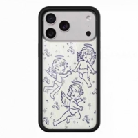 欧美f野花手机壳wf手机壳三个天使Cherubs苹果16Pro适用iPhone15/14ProMax手机壳Nailea Devora联名12防摔17
