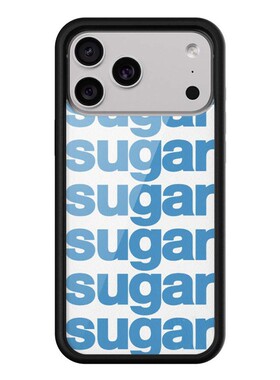 wf手机壳适用苹果手机壳sugar蓝色糖果iPhone17promax手机壳16pro全包15硬壳14欧美13复古17pro防摔小猫花园