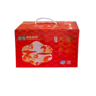 查干湖鱼冬捕有机大银鱼4斤 国产冷冻淡水水产礼盒大礼包 箱